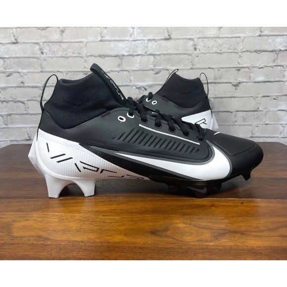 Nike Vapor Edge Pro 360 2 Men\'s Football Cleats DA5456-001 Black White SIZE 11 main image 8